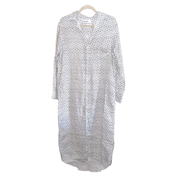 NWOT- Frank & Eileen Rory Maxi Shirt Dress- Size S - Picture 2 of 13